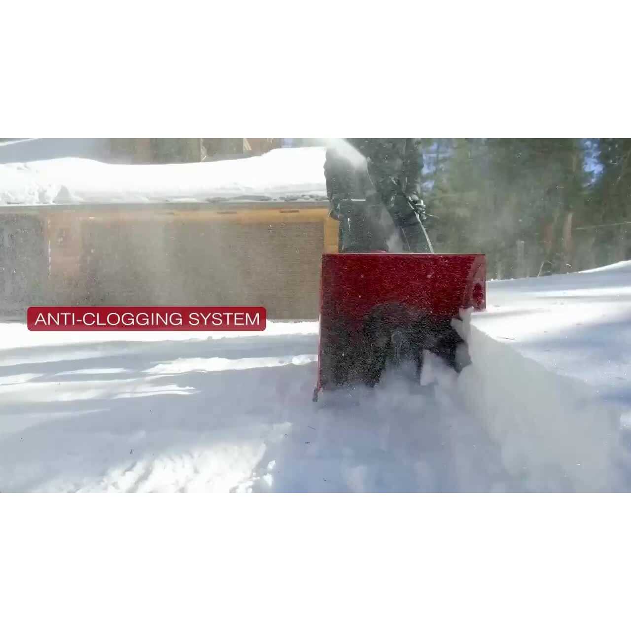 Powersmart 24 in. Two-Stage Gas Snow Blower with Electric Start and LED Light and Heated Handles