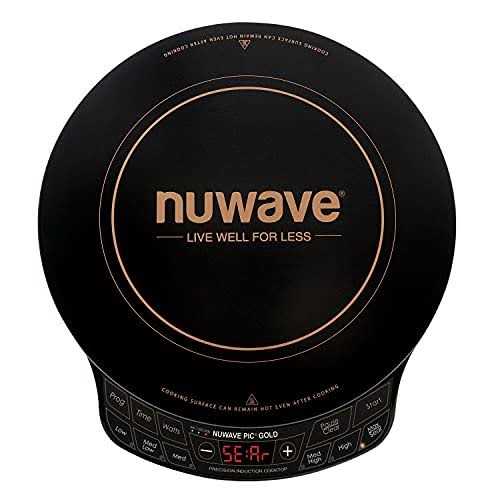 Nuwave Gold Precision Induction Cooktop Portable Powerful with Large 8” Heating Coil,100°F to 575°F