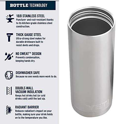 Rambler 18 oz Bottle Cap Yeti