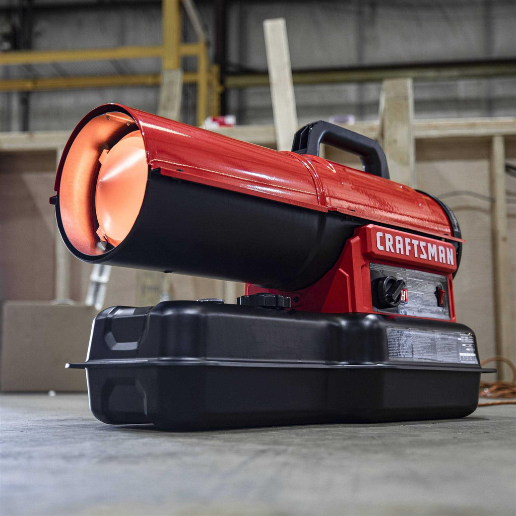 CRAFTSMAN 80,000 BTU Forced Air Kerosene Diesel Construction Portable Heater CMXEHAO80FAK
