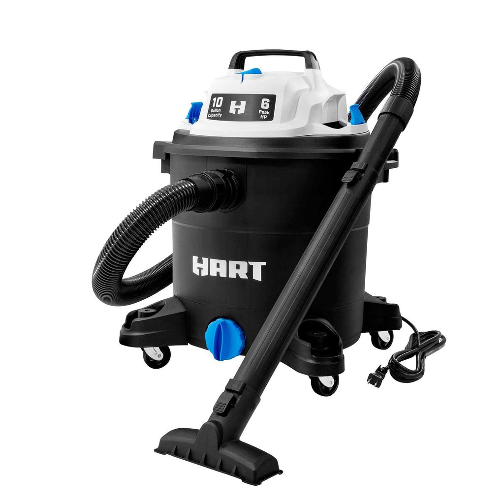 Hart 10 Gallon 6 Peak HP Poly Wet/Dry Vacuum