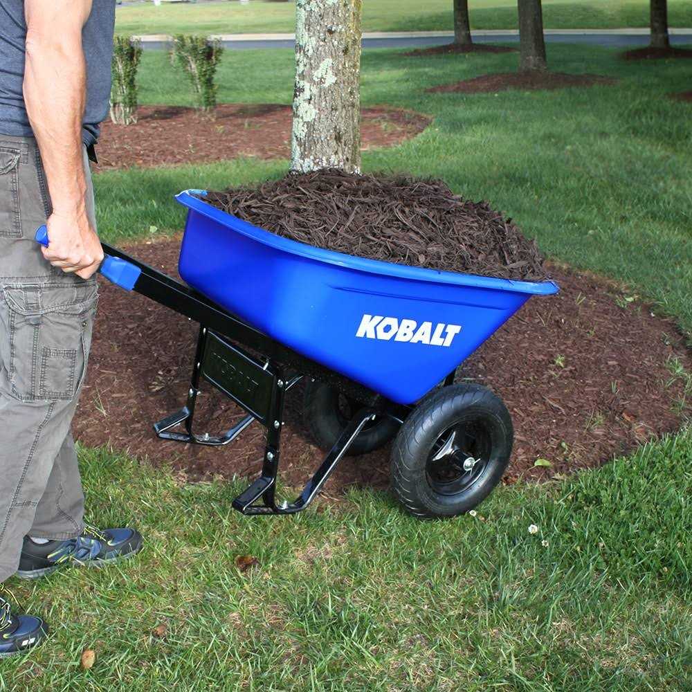 Kobalt 7-cu ft Wheelbarrow PH7-S-2W-K 35284