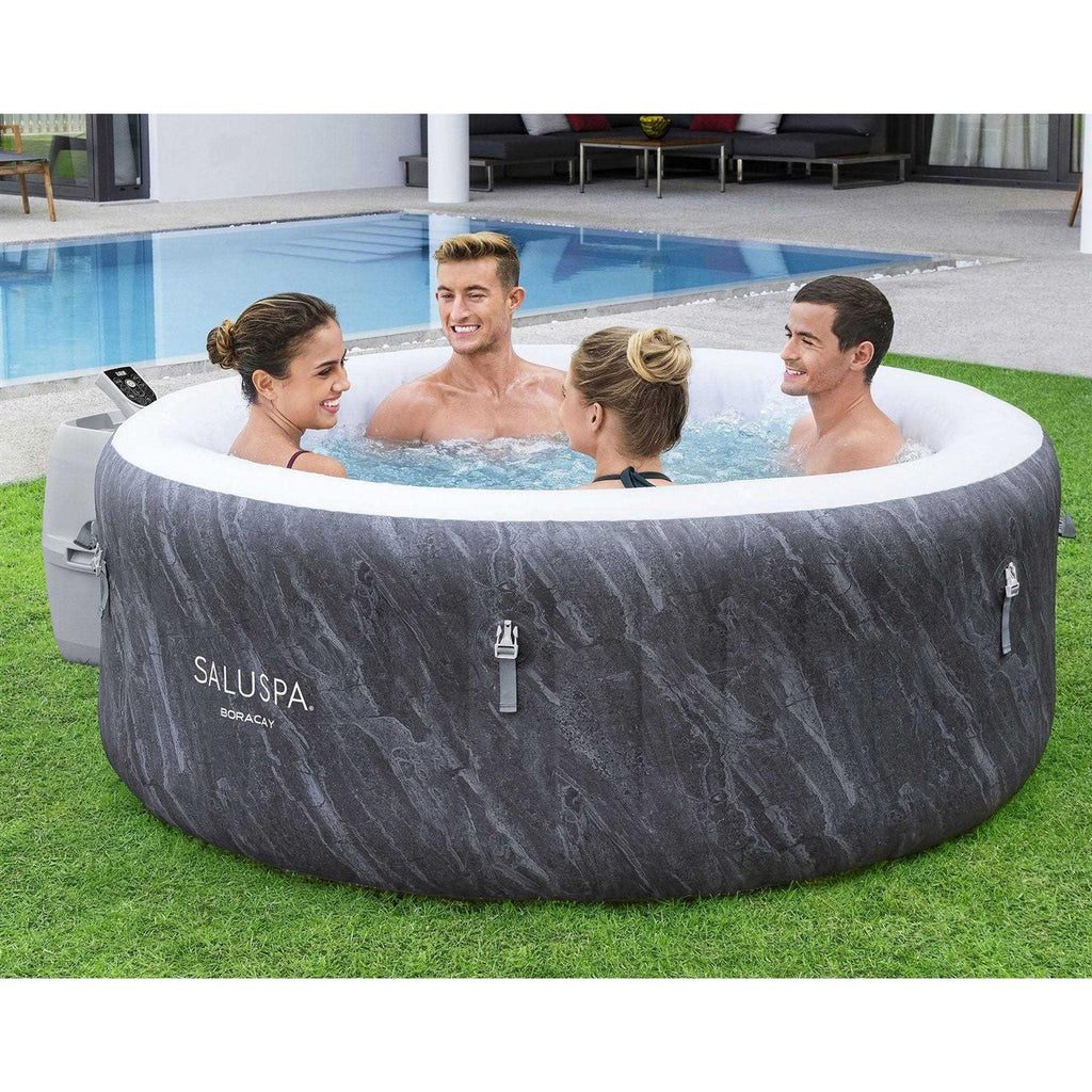 Bestway SaluSpa Boracay AirJet Iatable Hot Tub with 120 Jets