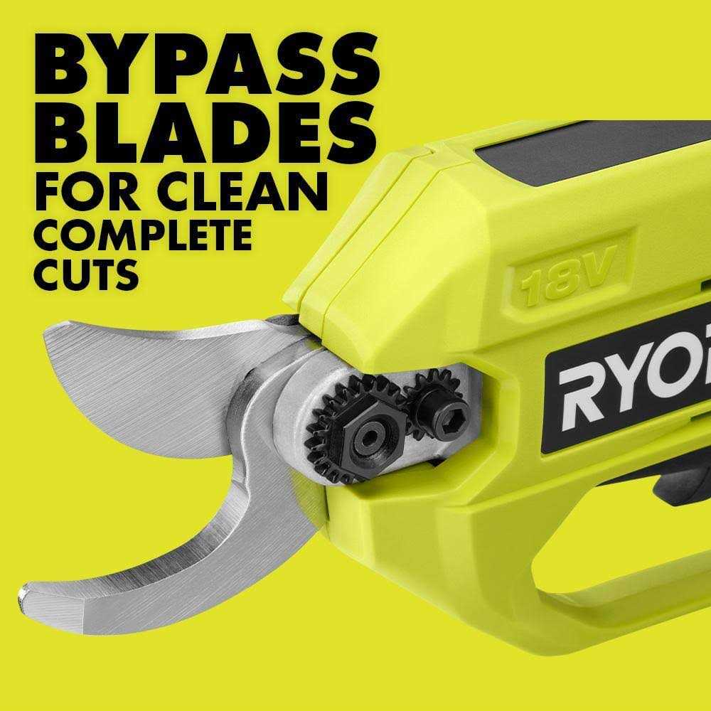 RYOBI ONE+ 18V Cordless Pruner with 2.0 Ah Battery and Charger