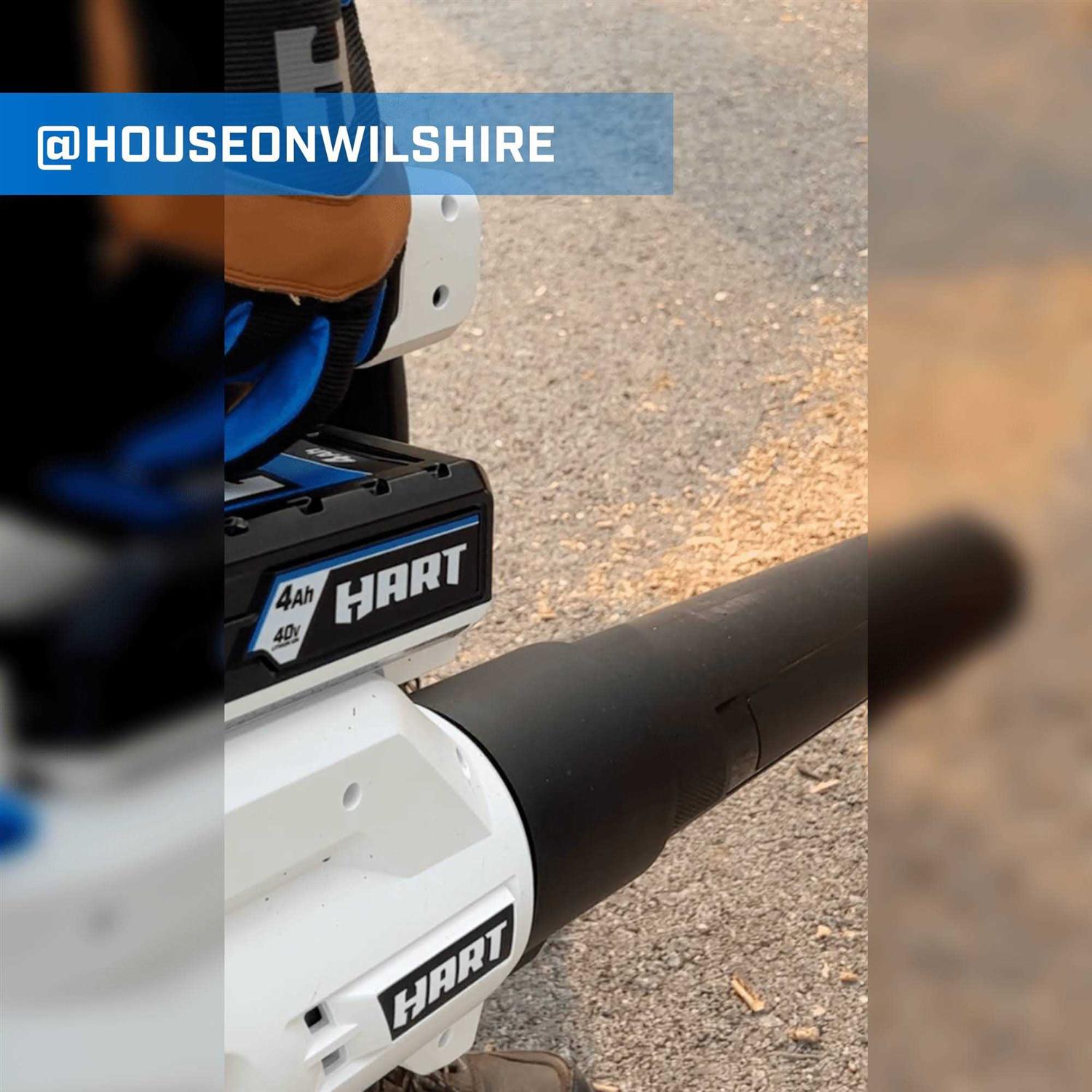 Hart 40-Volt 450 CFM Axial Blower Cordless