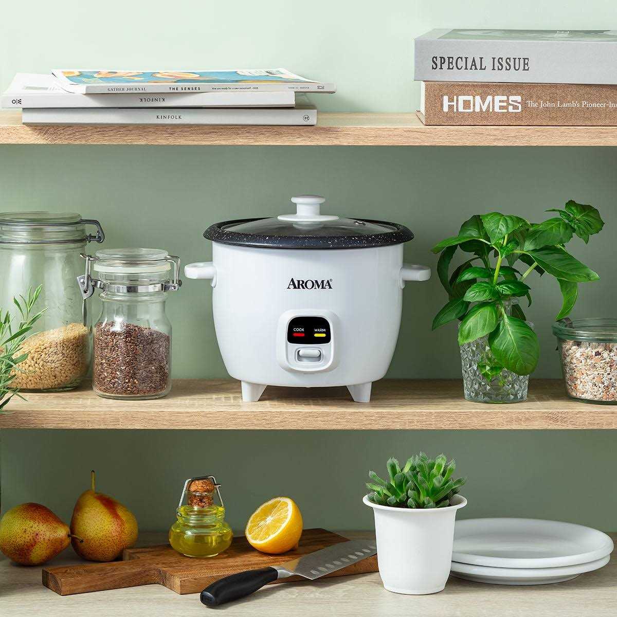 Aroma 6-Cup Rice & Grain Cooker