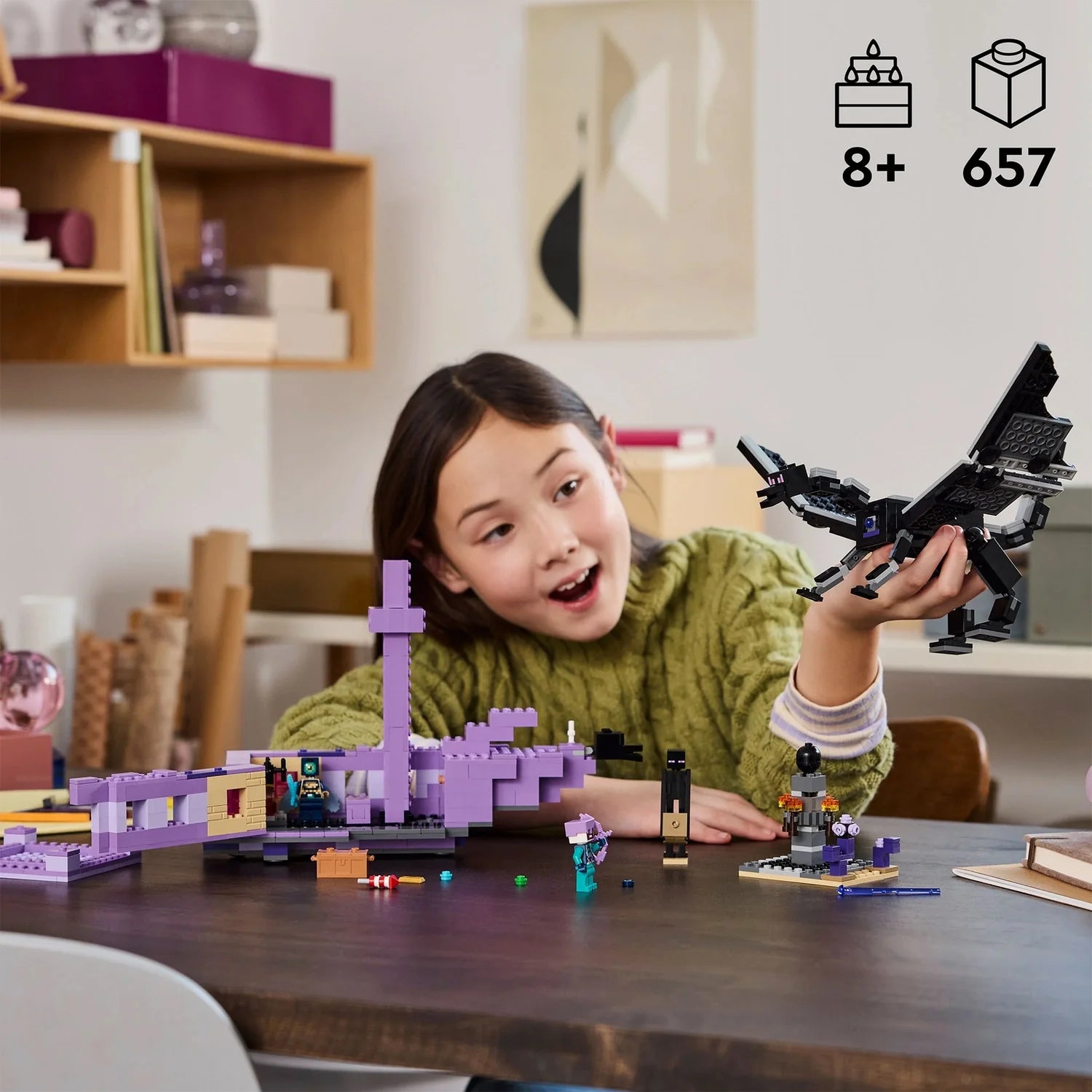 LEGO Minecraft The Ender Dragon and End Ship Toy Set 21264