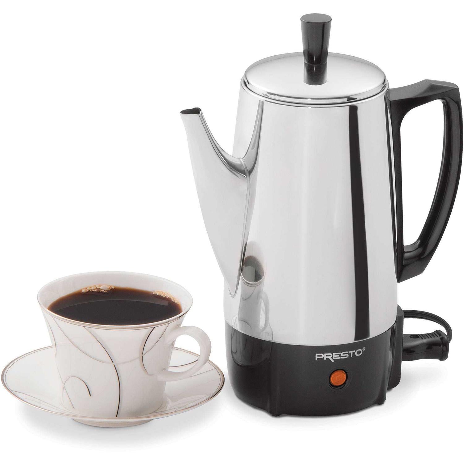 Presto 6-Cup Stainless Steel Coffee 02822