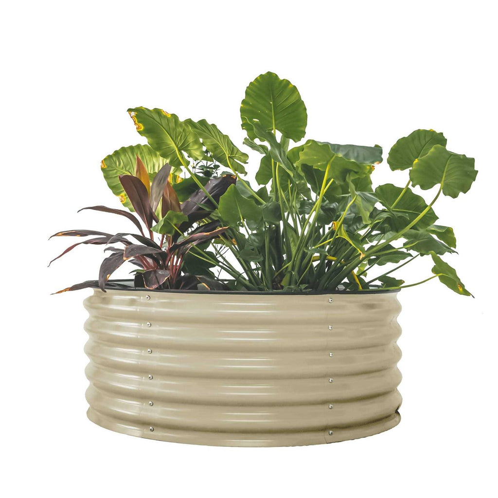 Vego Garden Tall Round Metal Raised Garden Bed