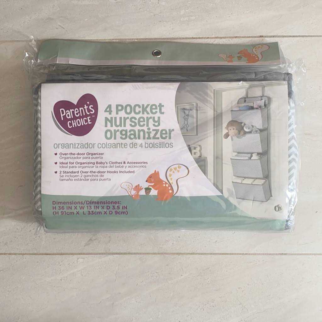 Parent’s Choice 4 Pocket Nursery Organizer