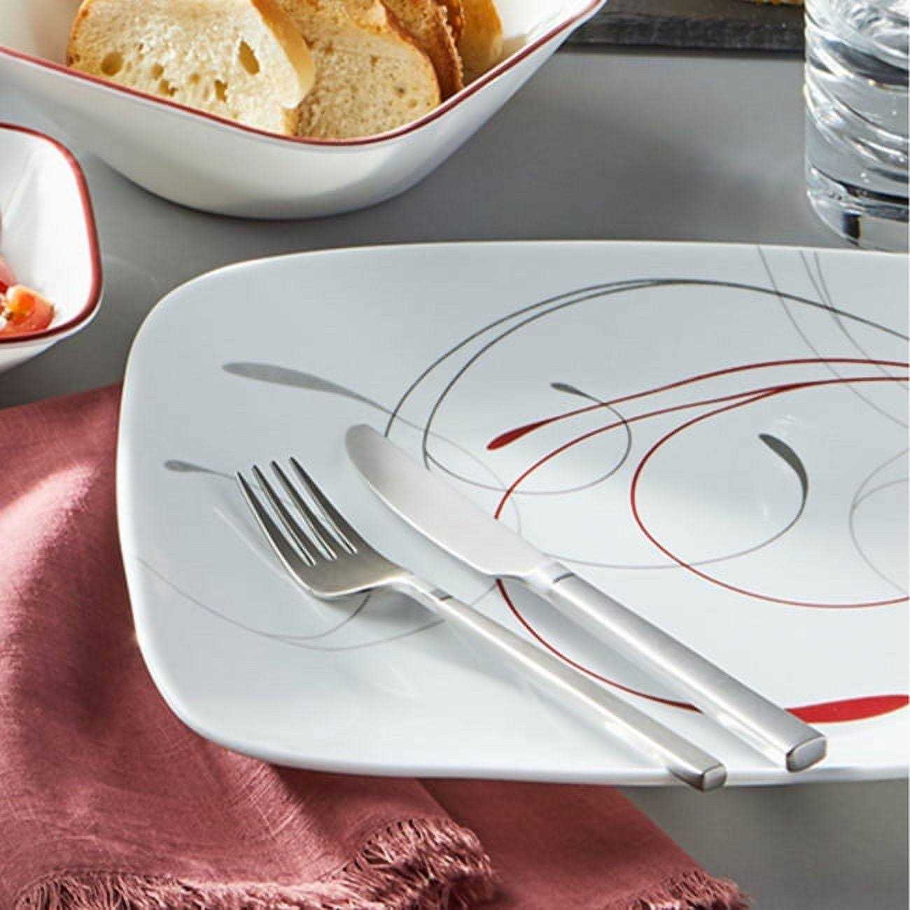 Corelle Splendor Square Dinnerware Set