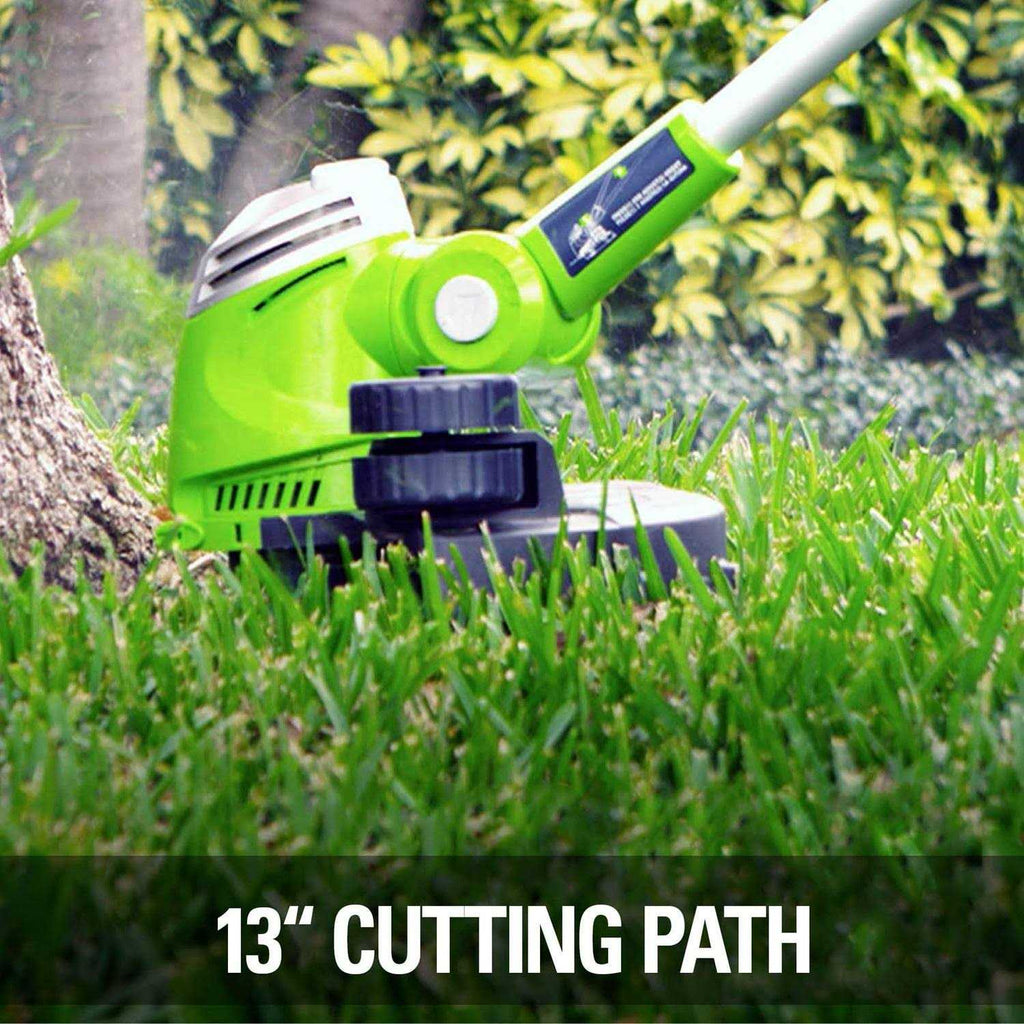 Greenworks 40V 13 Cordless String Trimmer / Edger, 2.0Ah Battery and Charger