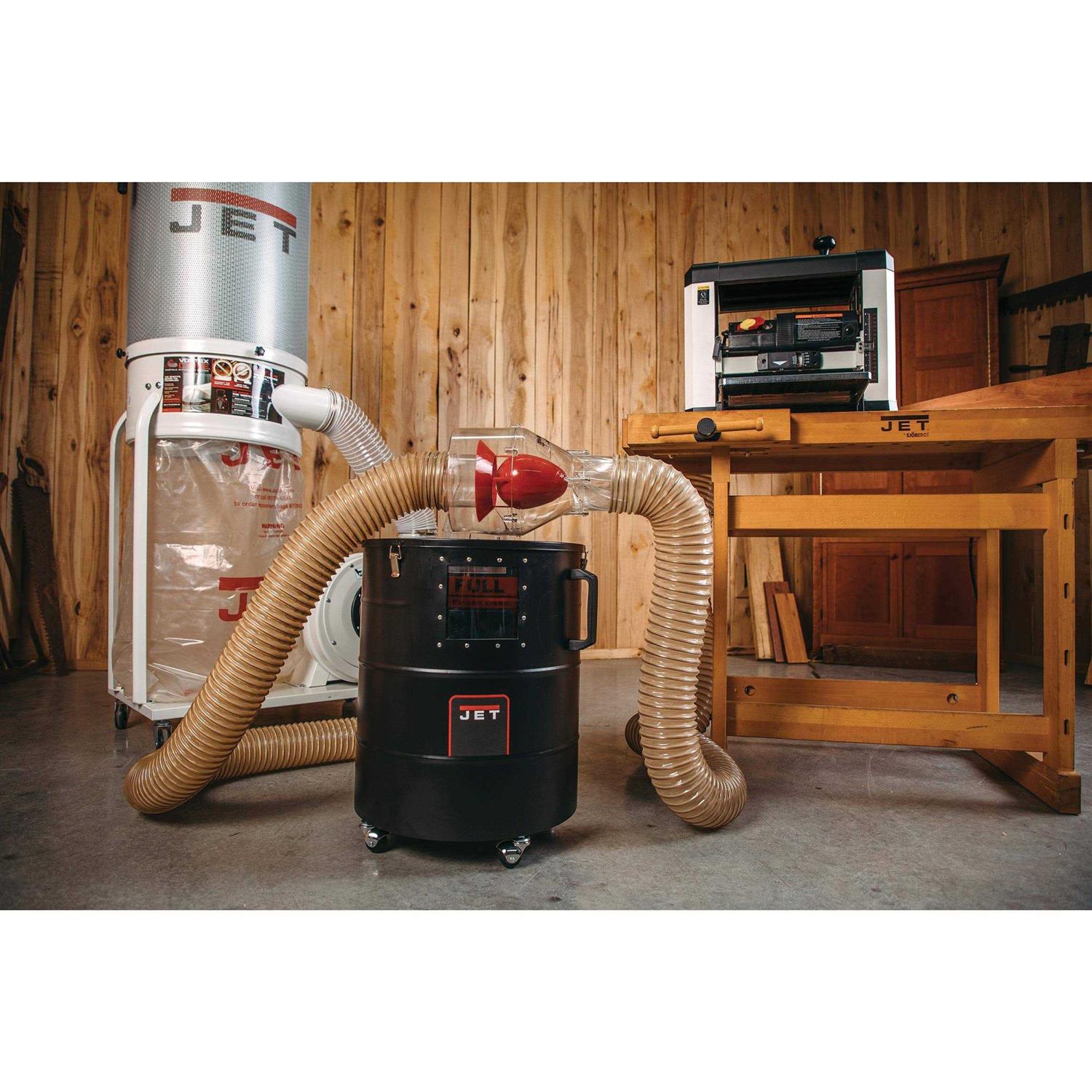 JET 717650 Cyclonic Dust and Chip Separator with Bin