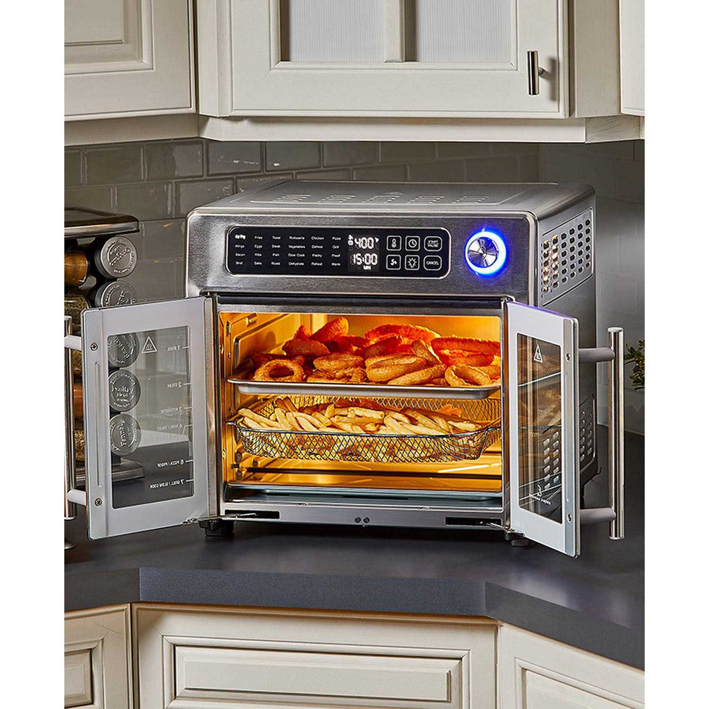 Emeril Lagasse Stainless Steel 10-in-1 French Door Airfryer 360