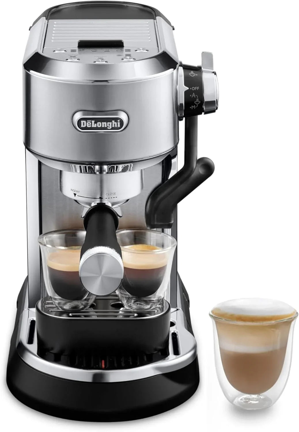 De'Longhi Classic Espresso Machine with Milk Frother, 15-Bar Pump & Temperature Control