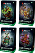2025 Magic: The Gathering Bloomburrow Commander Deck Bundle – Includes All 4 Decks (Animated Army Family Matters Peace Offering and Squirreled Away)