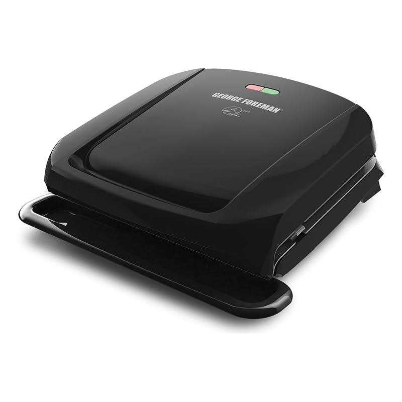 George Foreman 4-Serving Removable Plate Grill and Panini Press