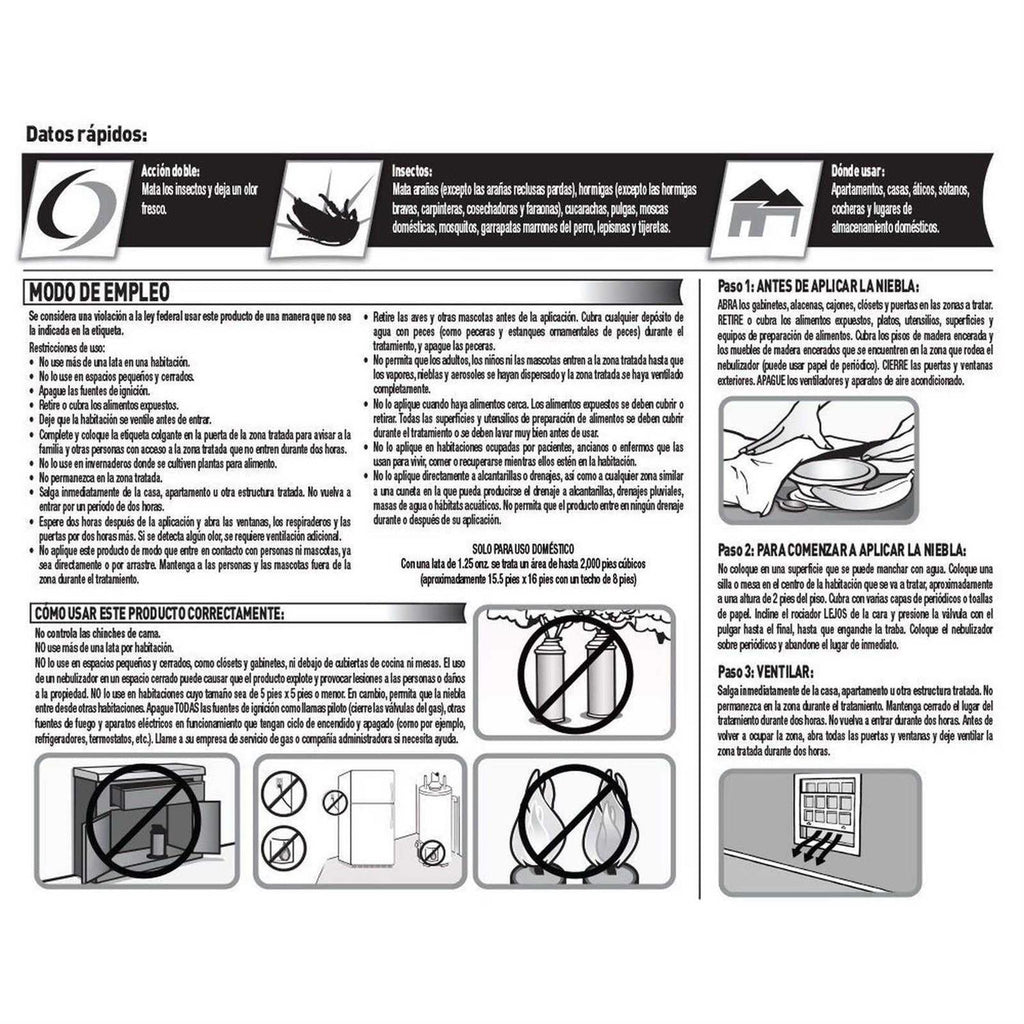 Black Flag Concentrated Insect Fogger