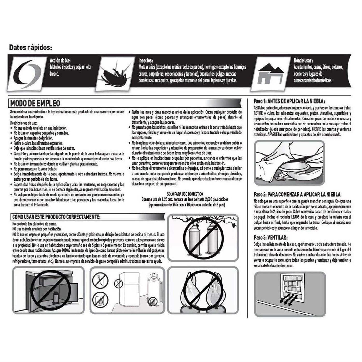Black Flag Concentrated Insect Fogger