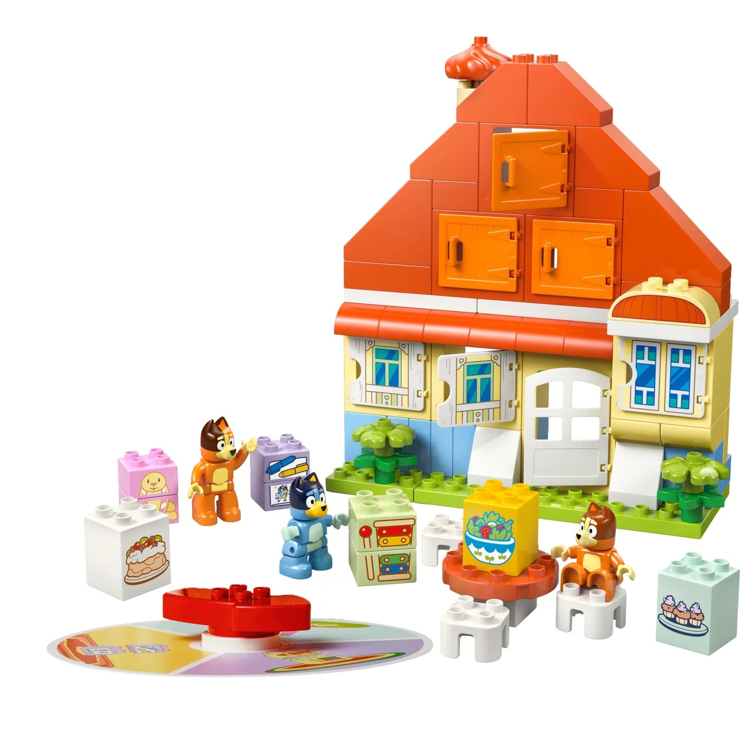LEGO® DUPLO® Bluey: Bluey’s Family House with Memory Game Interactive Toy 10459