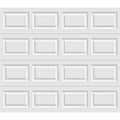 Holmes Gold Series 9 Ft. W x 7 Ft. H White Insulated Steel Garage Door w/EZ-Set Torsion Spring