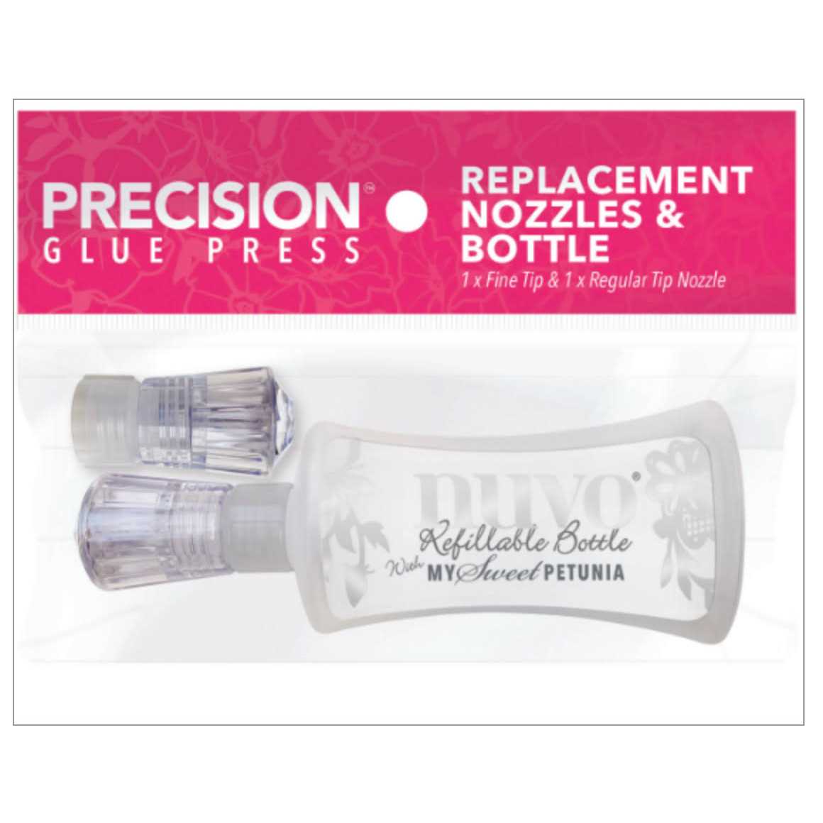 My Sweet Petunia Precision Glue Press Replacement Nozzles & Bottle