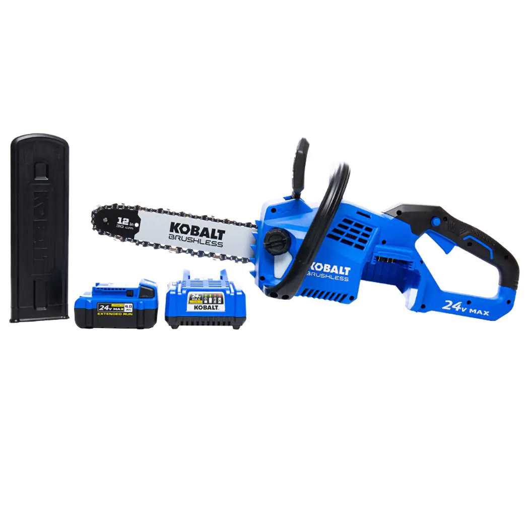 Kobalt 24-Volt 12-in Brushless Battery 4 Ah Chainsaw