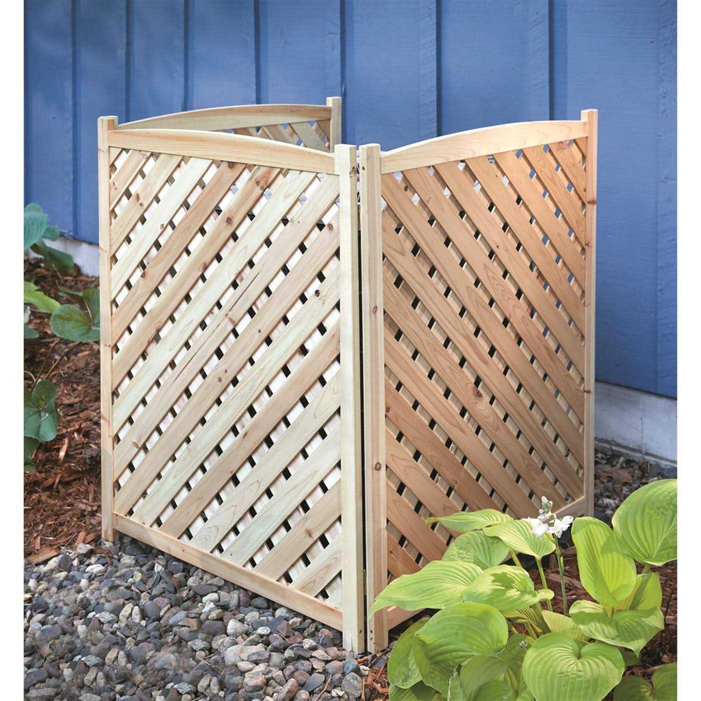 Castlecreek Air Conditioner Fence Screen Ac Covers for Outside to Hide Air Conditioner & for Outdoor Privacy