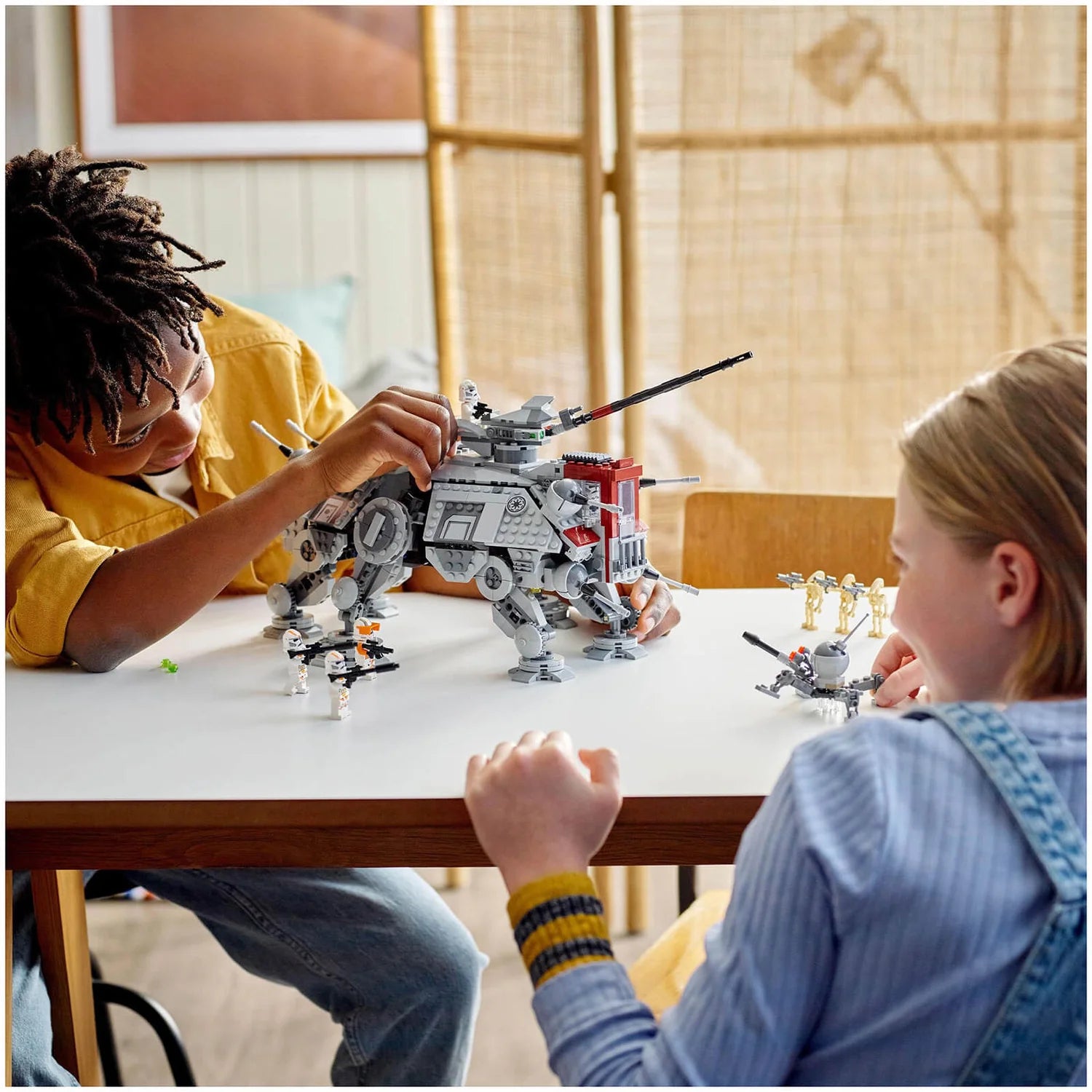 LEGO Star Wars: AT-TE Walker Set with Droid Figures (75337)