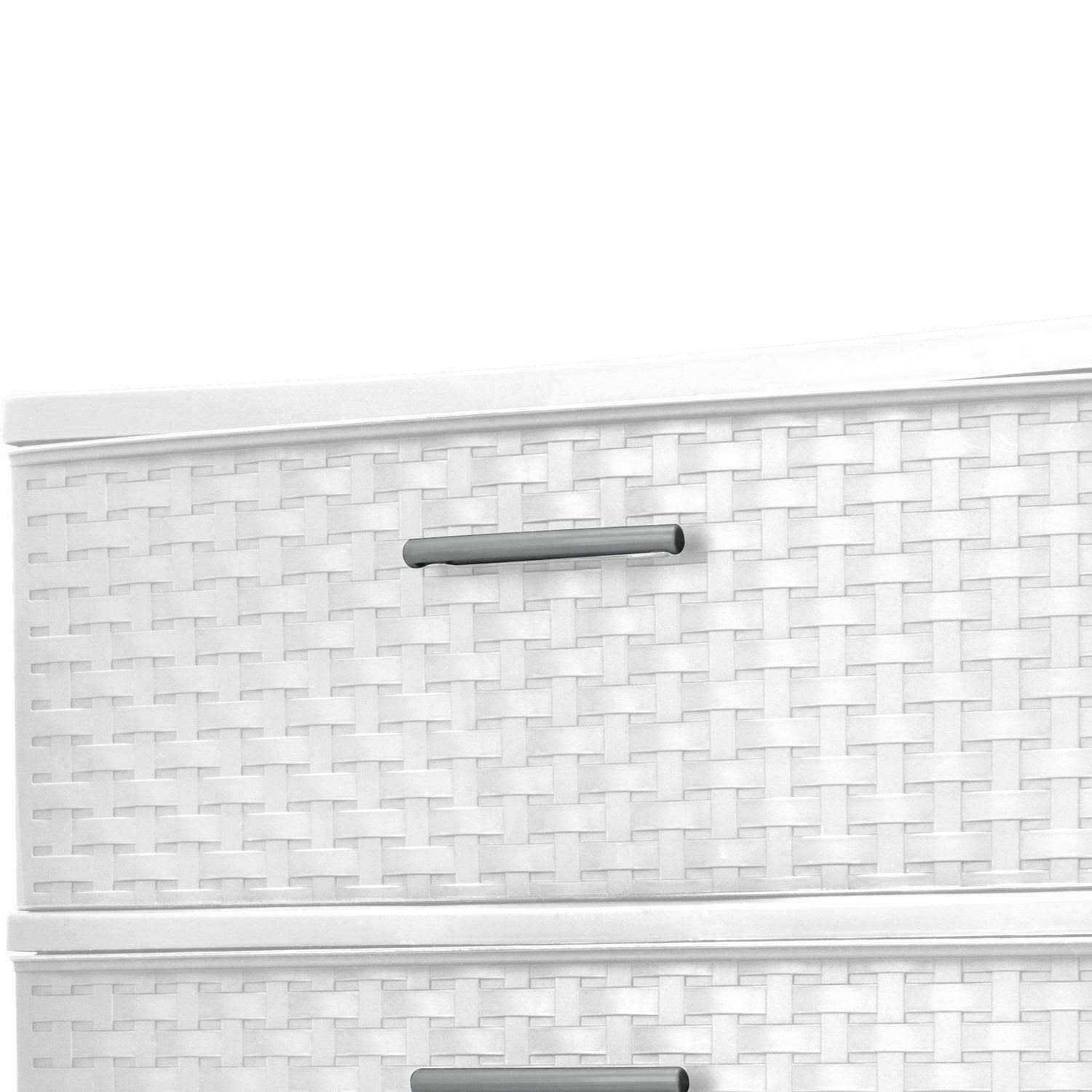 Sterilite 3-Drawer Wide Weave Tower
