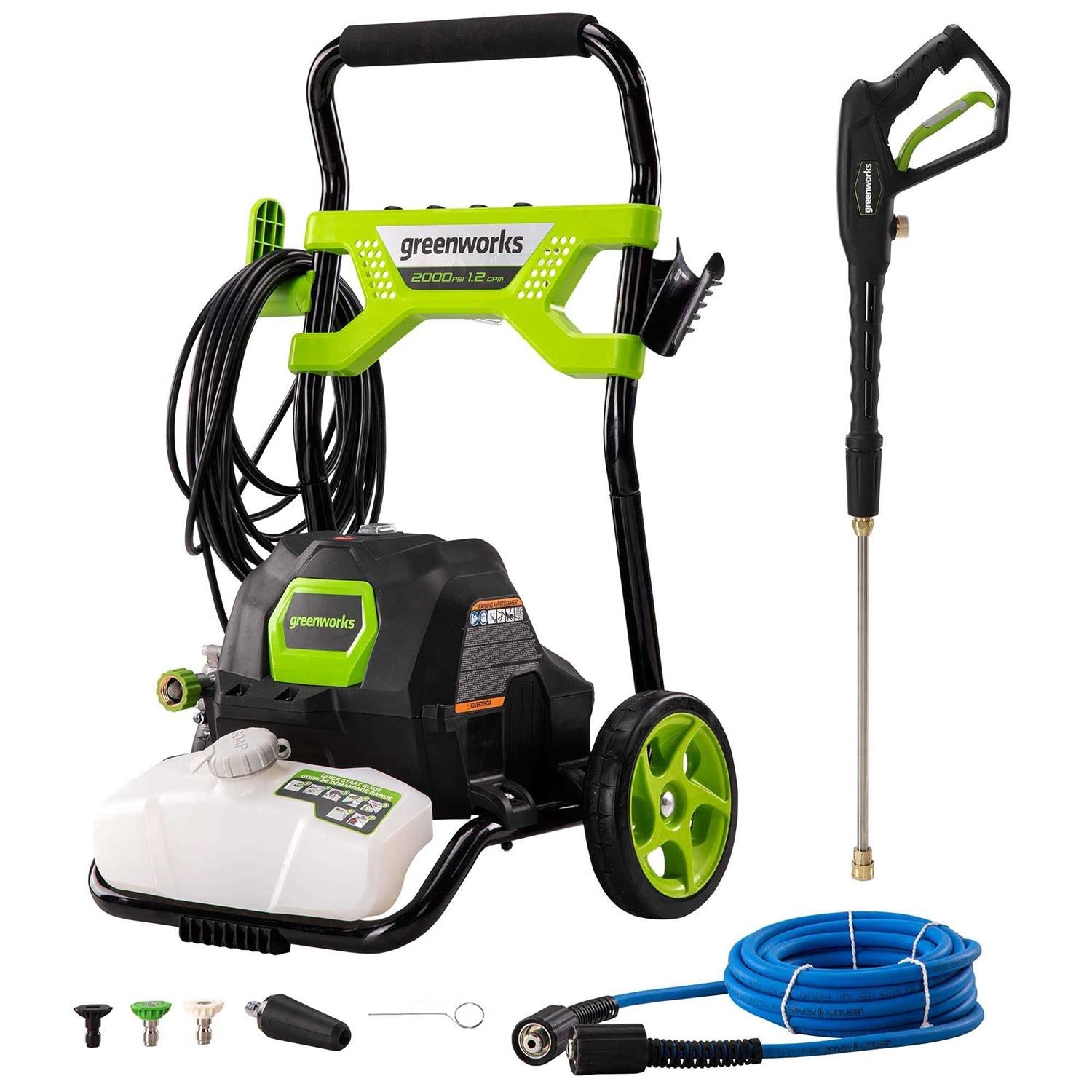 Greenworks Premium 2000 PSI 1.2 GPM Electric Pressure Washer