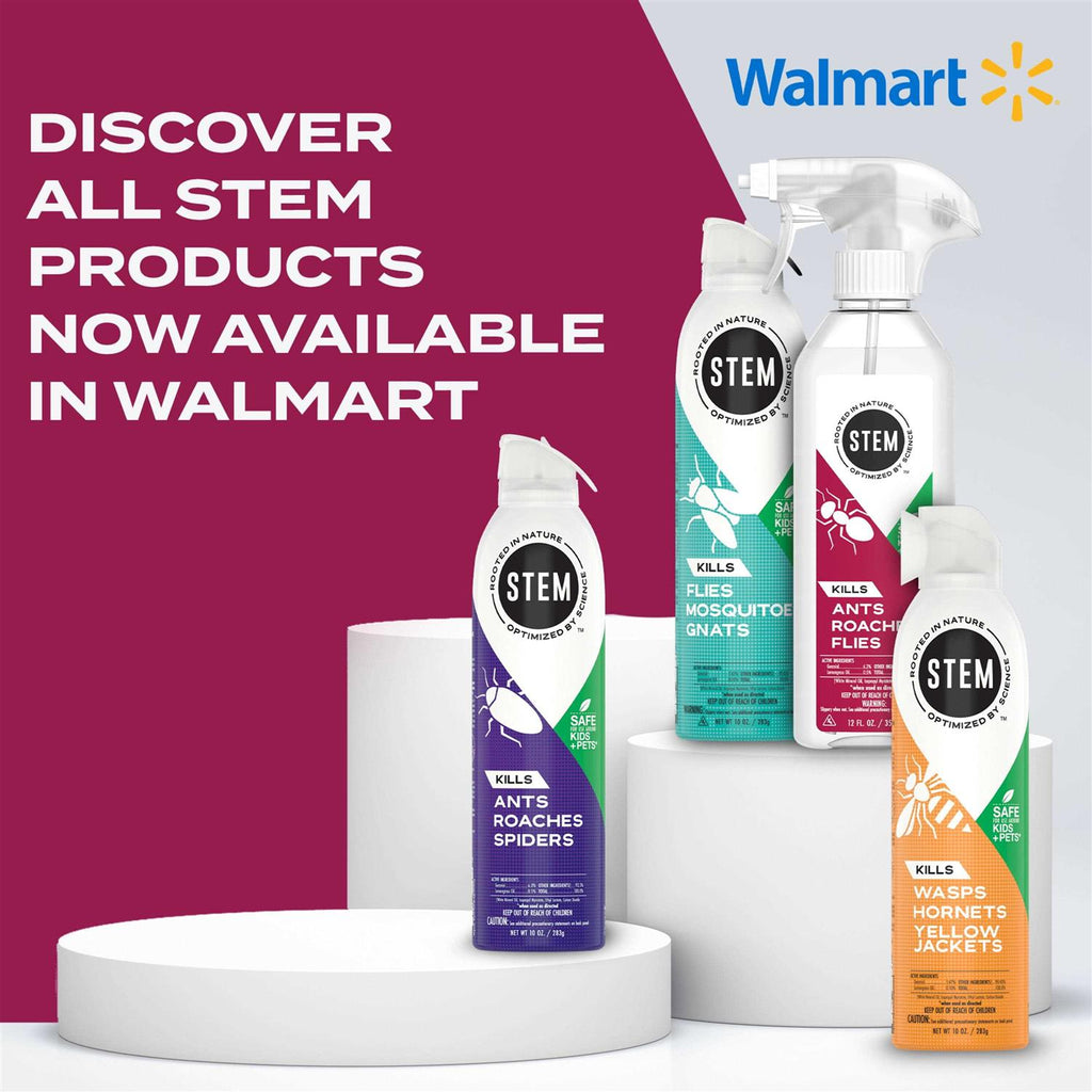 Stem Kills Ants, Roaches And Flies Plant-Based Indoor & Outdoor Bug Spray