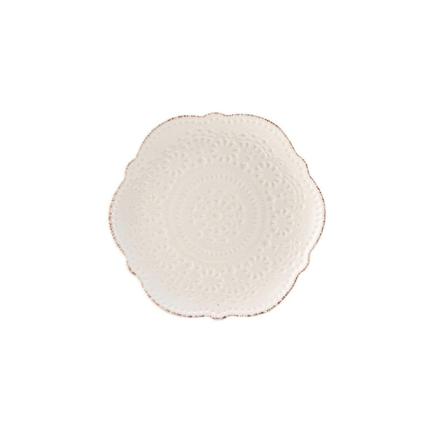 The Pioneer Woman Farmhouse Lace 12-Piece Dinnerware Set