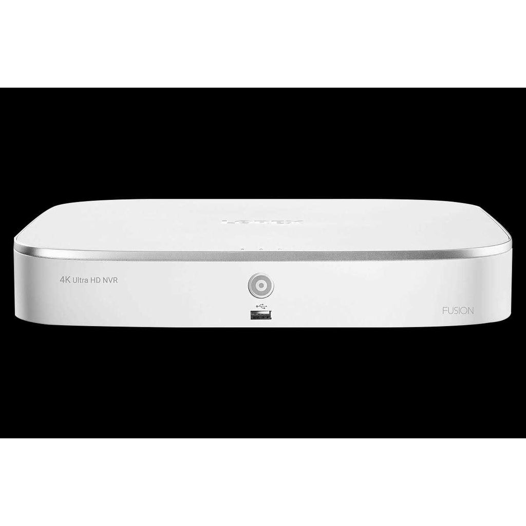 Lorex N841A82-W 4K 8-Channel Network Video Recorder with 2TB Storage, Smart Motion Detection, Voice Control and Fusion Capabilities