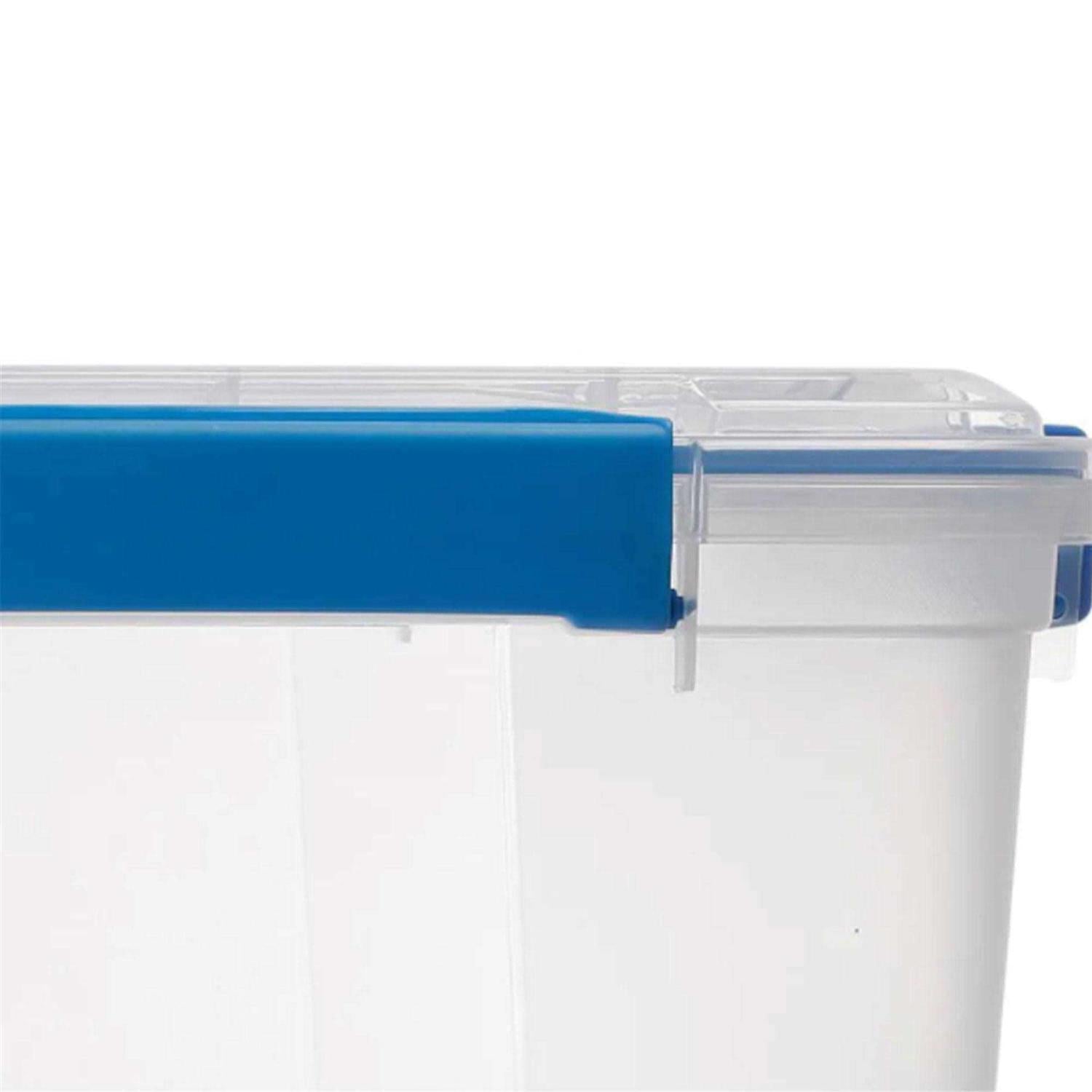 Ezy Storage IP67 Rated Waterproof Plastic Storage Tote with Lid