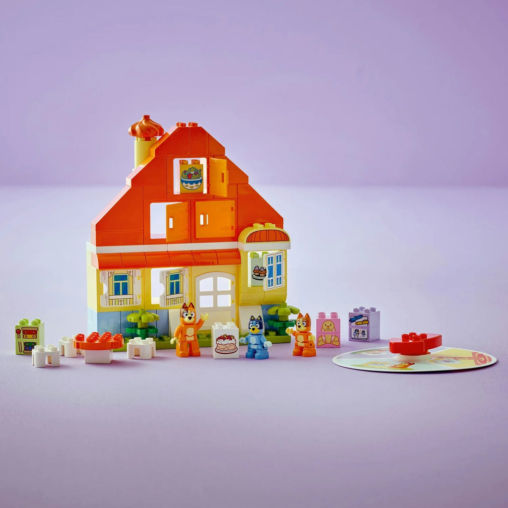 LEGO® DUPLO® Bluey: Bluey’s Family House with Memory Game Interactive Toy 10459
