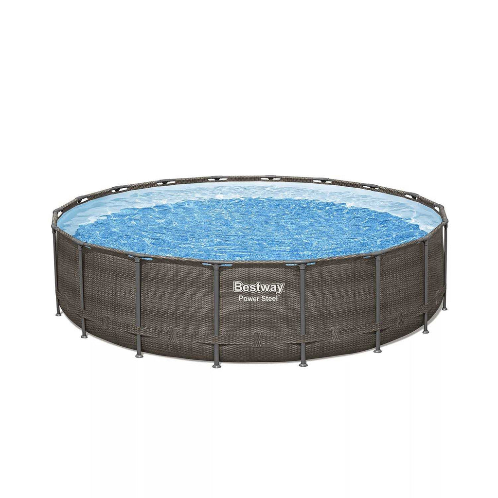 Bestway Power Steel 18′ x 48” Round Above Ground Pool Set