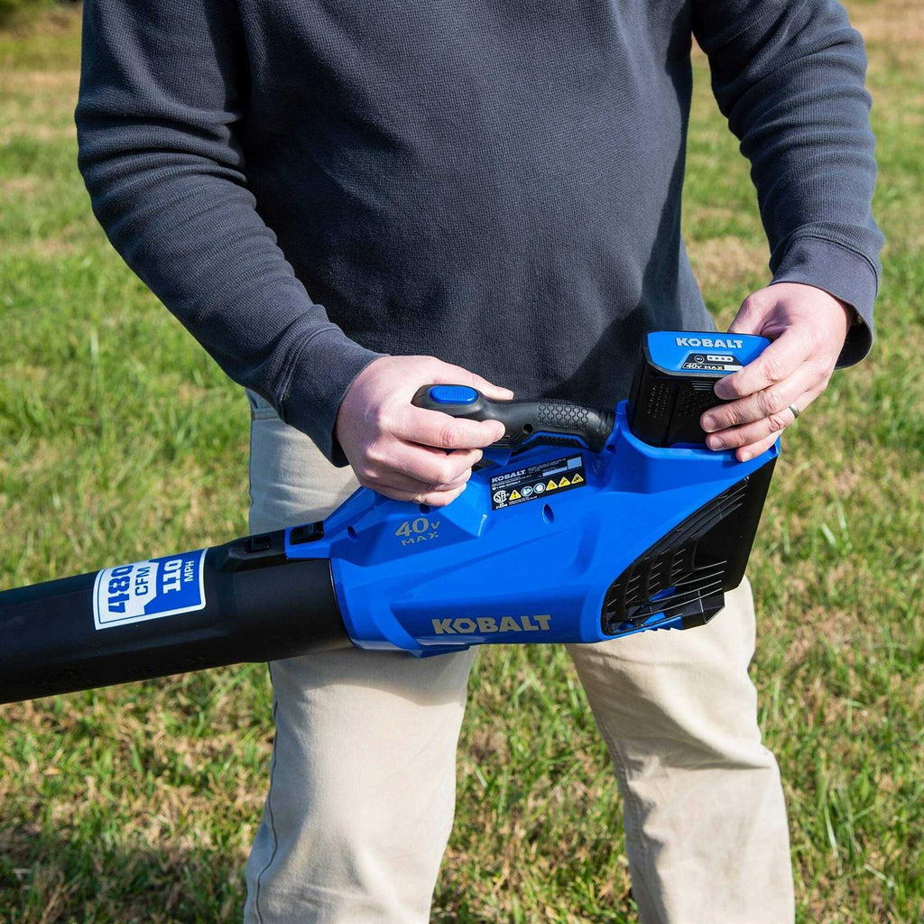 Kobalt 40-Volt Lithium Ion 480-CFM 110-MPH Medium-Duty Baretool Cordless Electric Leaf Blower