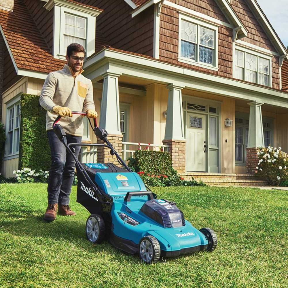 Makita 36V LXT Lawn Mower Kit 21 Self Propelled with 4 Batteries XML11CT1