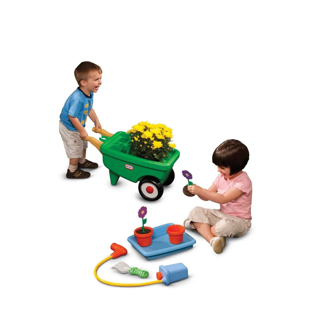 Little Tikes 2 in 1 Garden Cart and Wheelbarrow