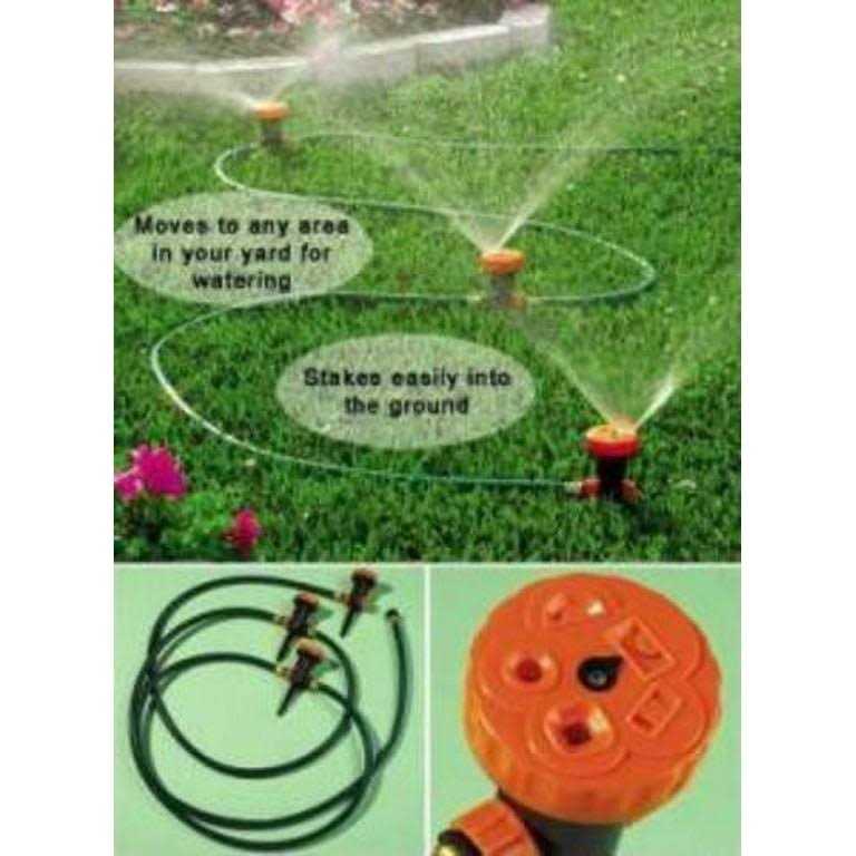 Domestify Portable Sprinkler Set with 5 Spray Settings