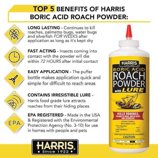 Harris Boric Acid Roach Powder