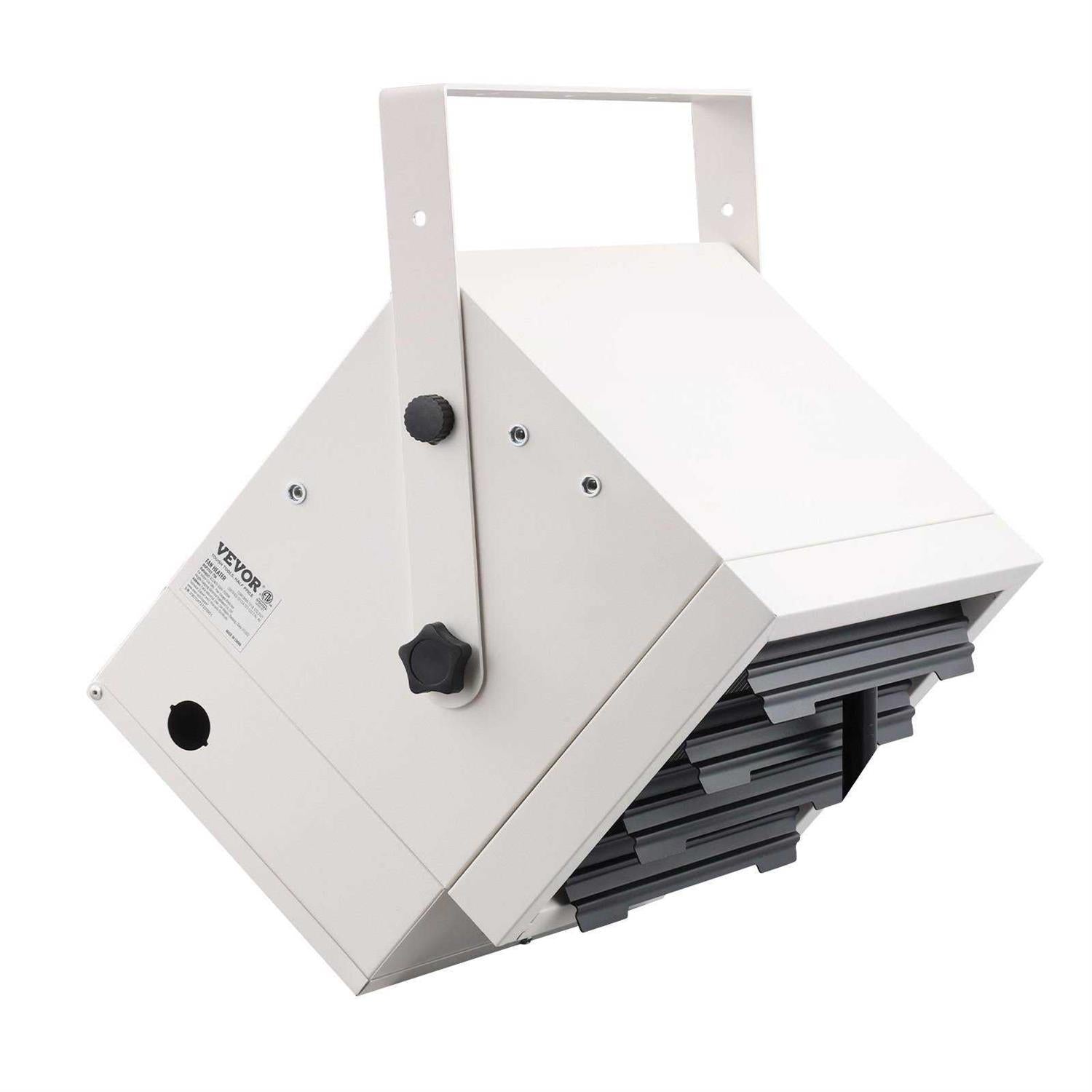 VEVOR Electric Garage Heater 7500-Watt Digital Fan-Forced Wall/Ceiling Mount Shop Heater