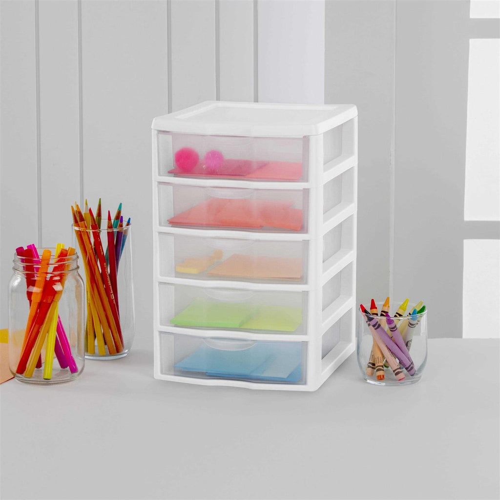 Sterilite Small 5 Drawer Unit