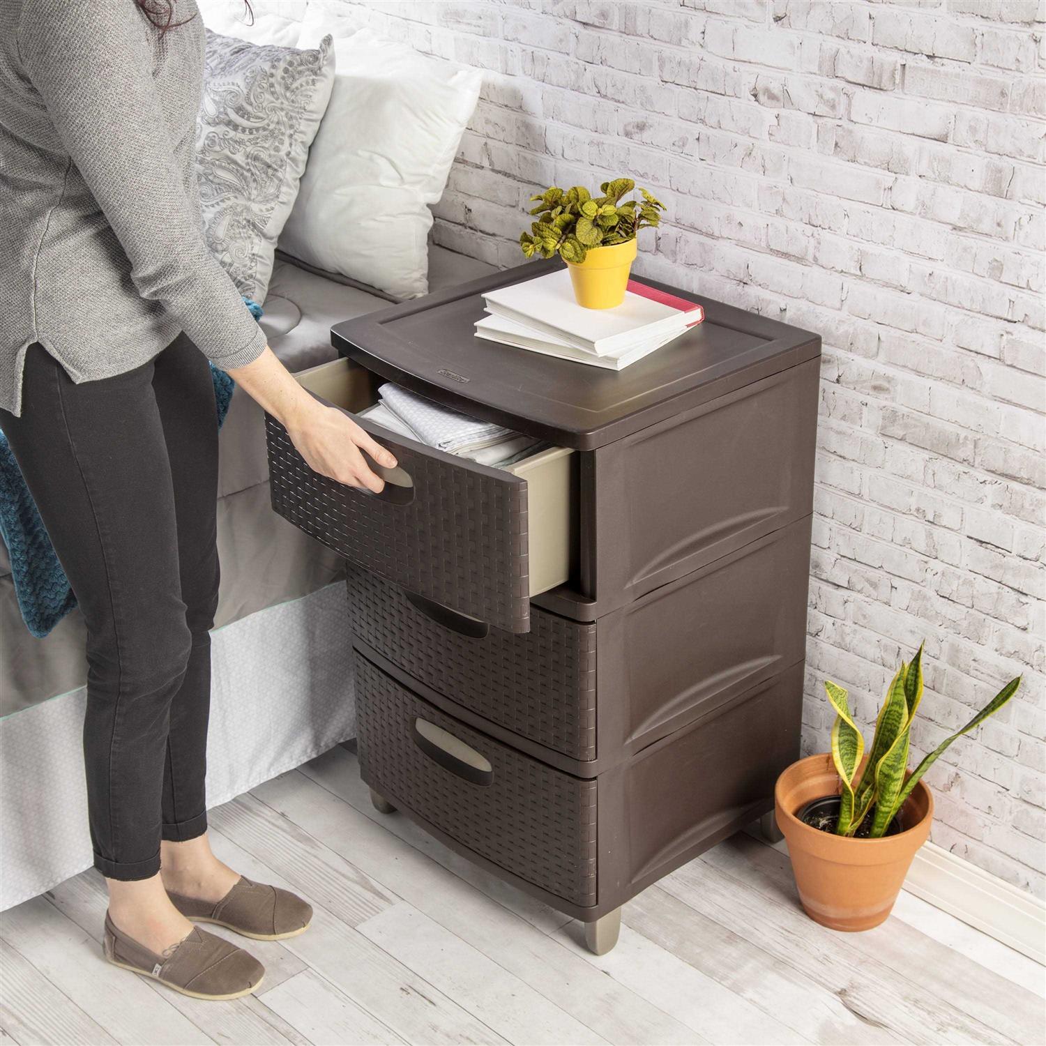 Sterilite 3 Weave Drawer Unit