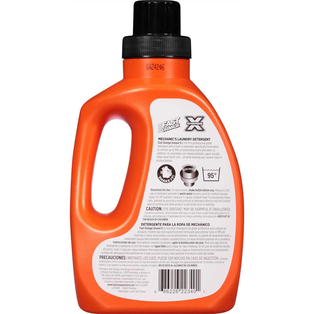 Permatex 22340 Laundry Detergent Fast Orange Grease X