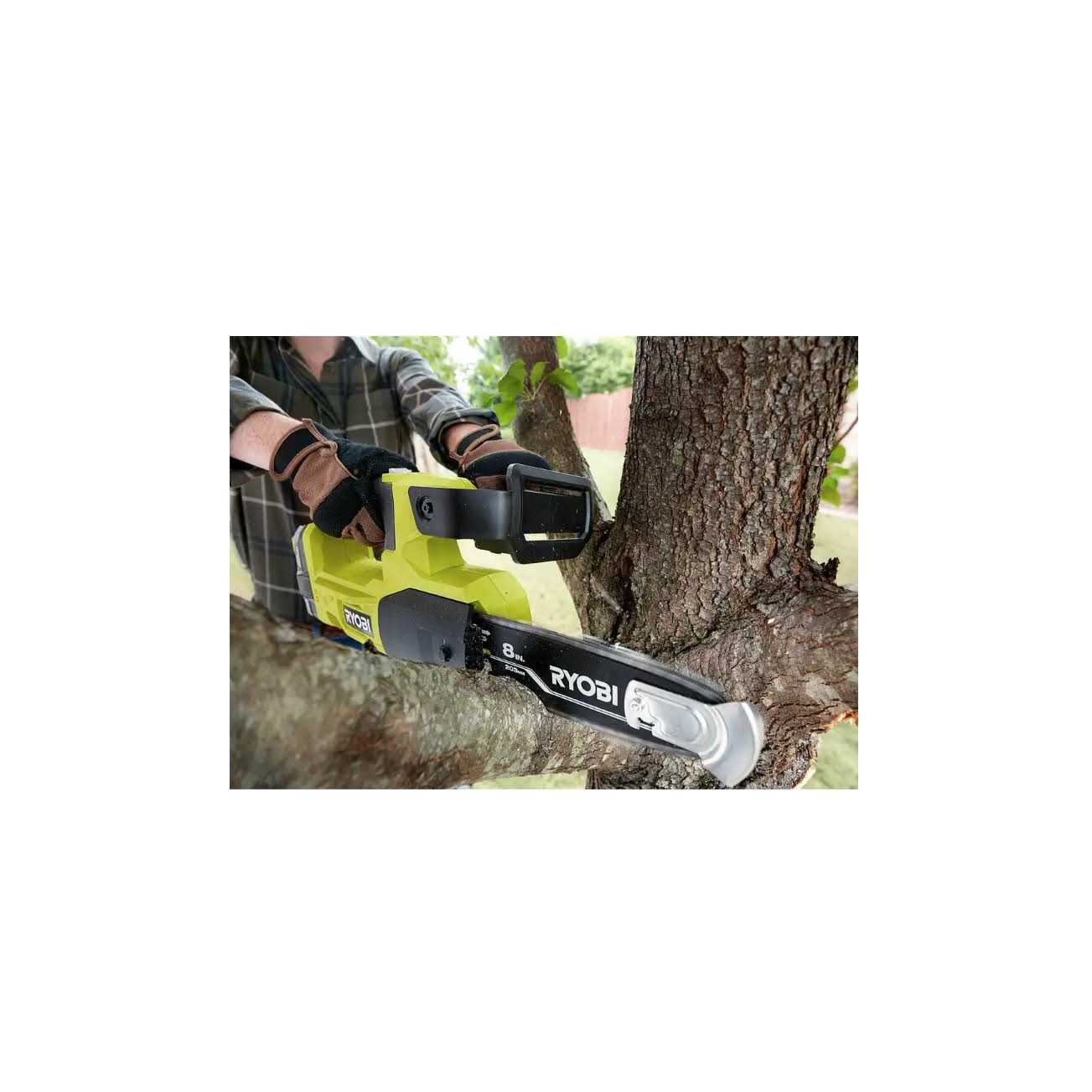 RYOBI ONE+ 18V 8 in. Battery Pruning Chainsaw