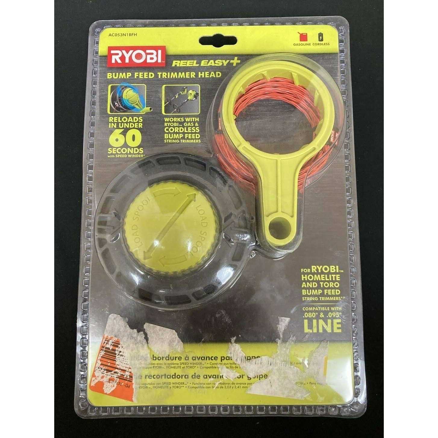 RYOBI REEL EASY+ Bump Feed String Head with Speed Winder