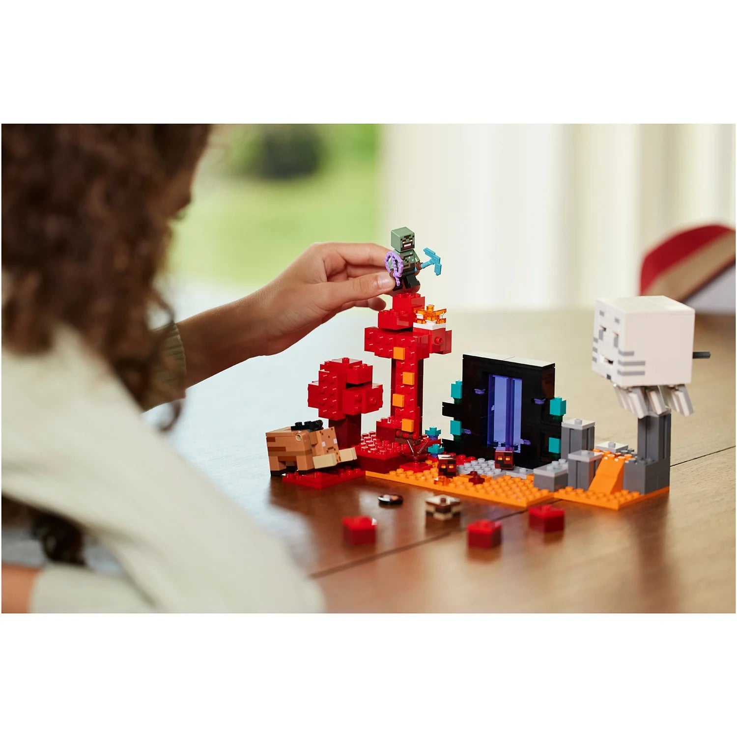 LEGO Minecraft The Nether Portal Ambush Building Toy 21255