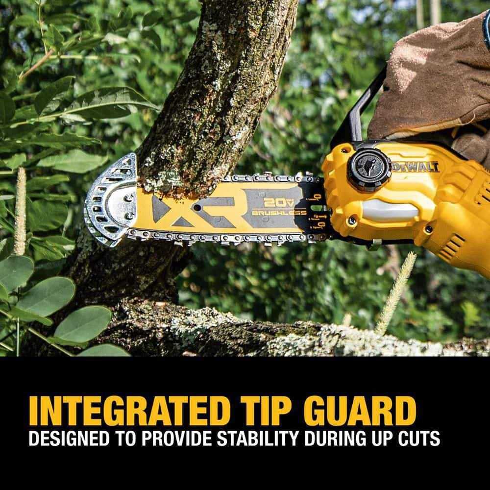 DEWALT 20V MAX 8-in. Brushless Cordless Pruning Chainsaw DCCS623B